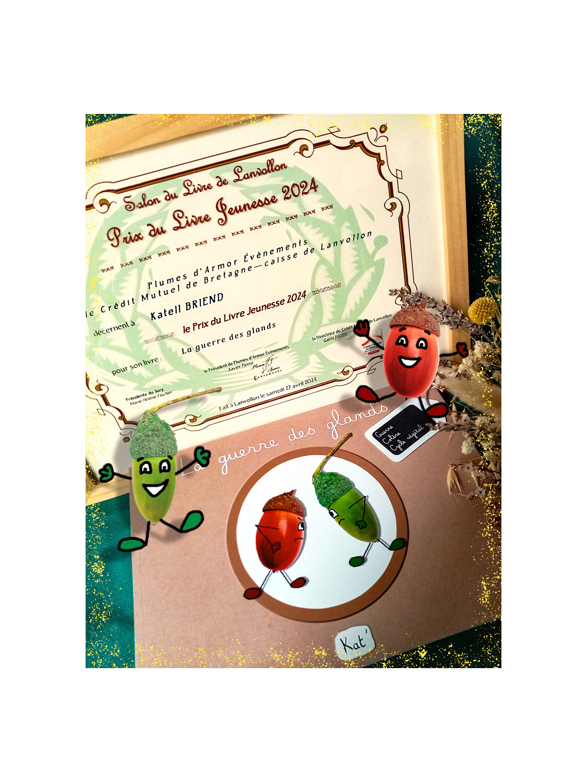La guerre des glands - Album jeunesse/Livre enfant 4-8ans - Kat'