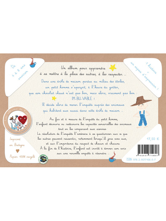 L'imbuvable chocolat chaud - Album jeunesse/Livre enfant 4-8 ans - Kat'