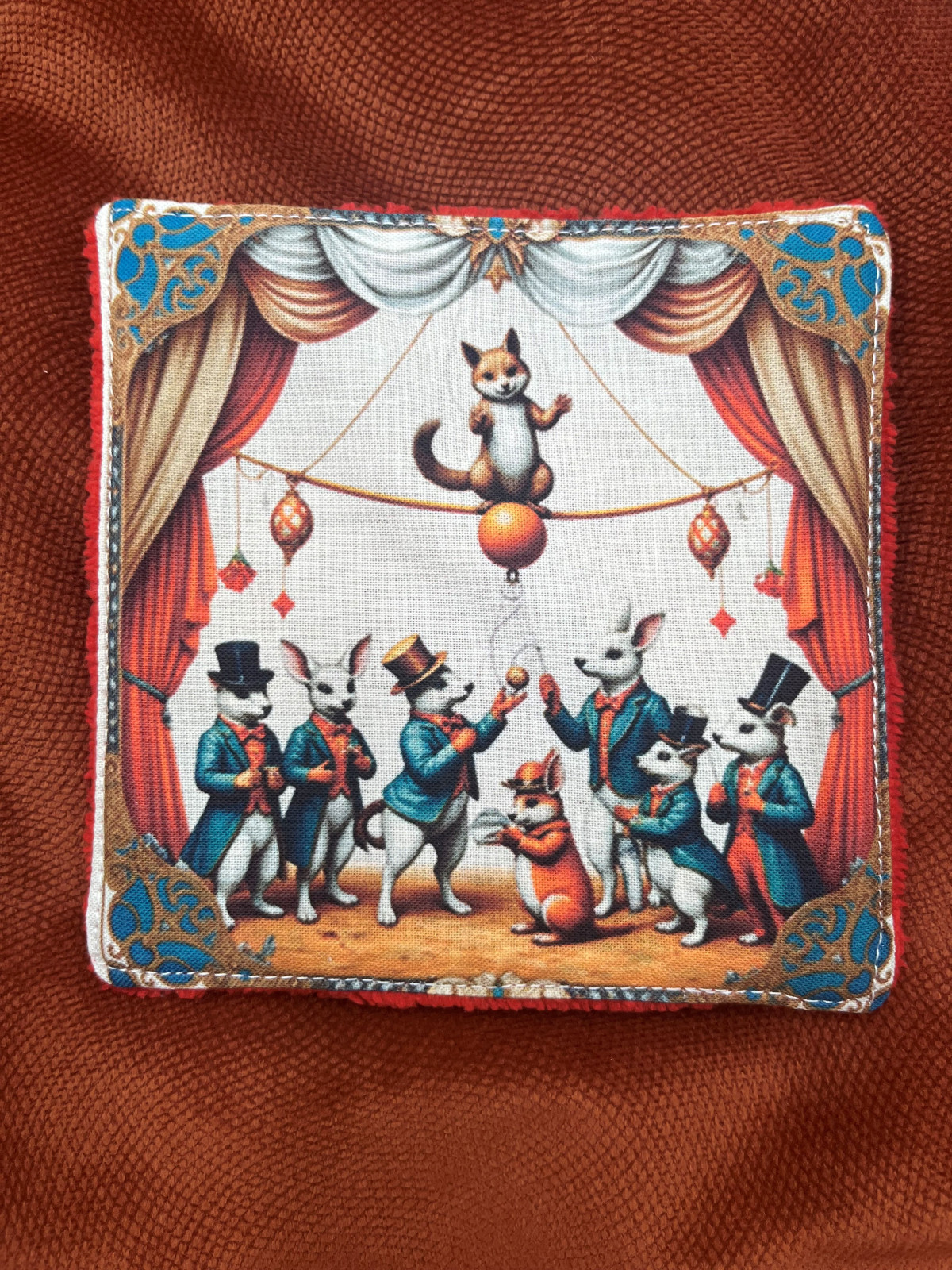 Lot de 4 lingettes lavables en coton et éponge bambou