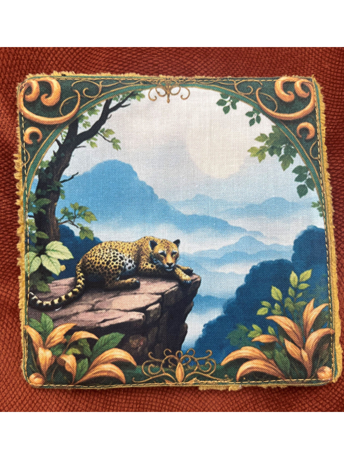 Lot de 4 lingettes lavables en coton et éponge bambou