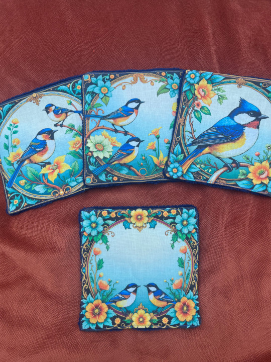 Lot de 4 lingettes lavables en coton et éponge bambou