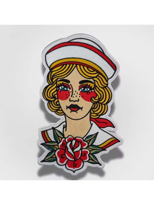 Patch Brodé  Thermocollant  Old School Sailor & Rose Vintage