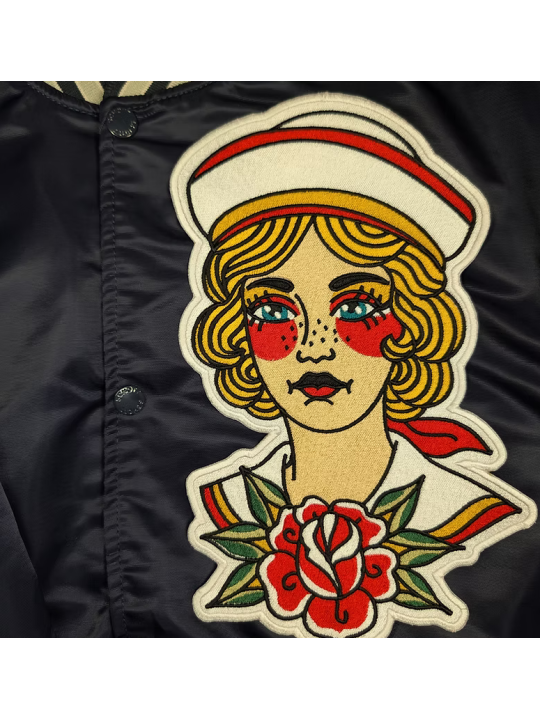 Patch Brodé  Thermocollant  Old School Sailor & Rose Vintage
