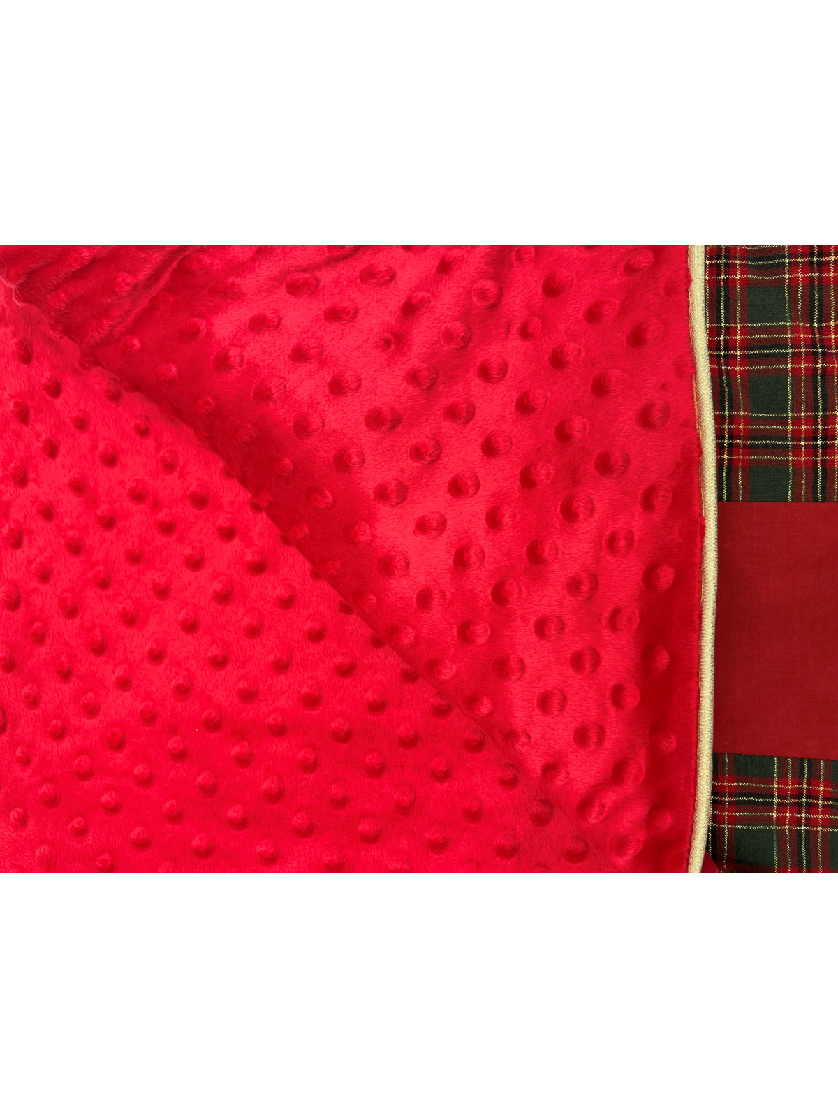 Couverture patchwork unique 100 carrés cousus main