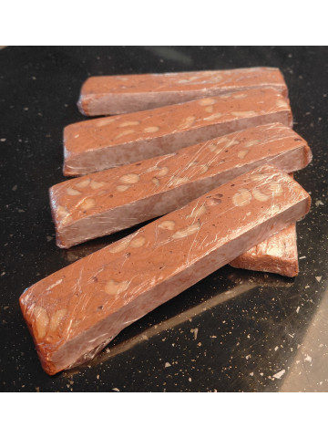 Nougat tendre cacao/cacahuètes