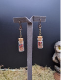Collection Automne - Boucles d'oreilles hypoallegéniques L rouges