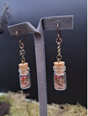 Collection Automne - Boucles d'oreilles hypoallegéniques L rouges