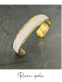 Bracelet manchette or cuir - différentes couleurs