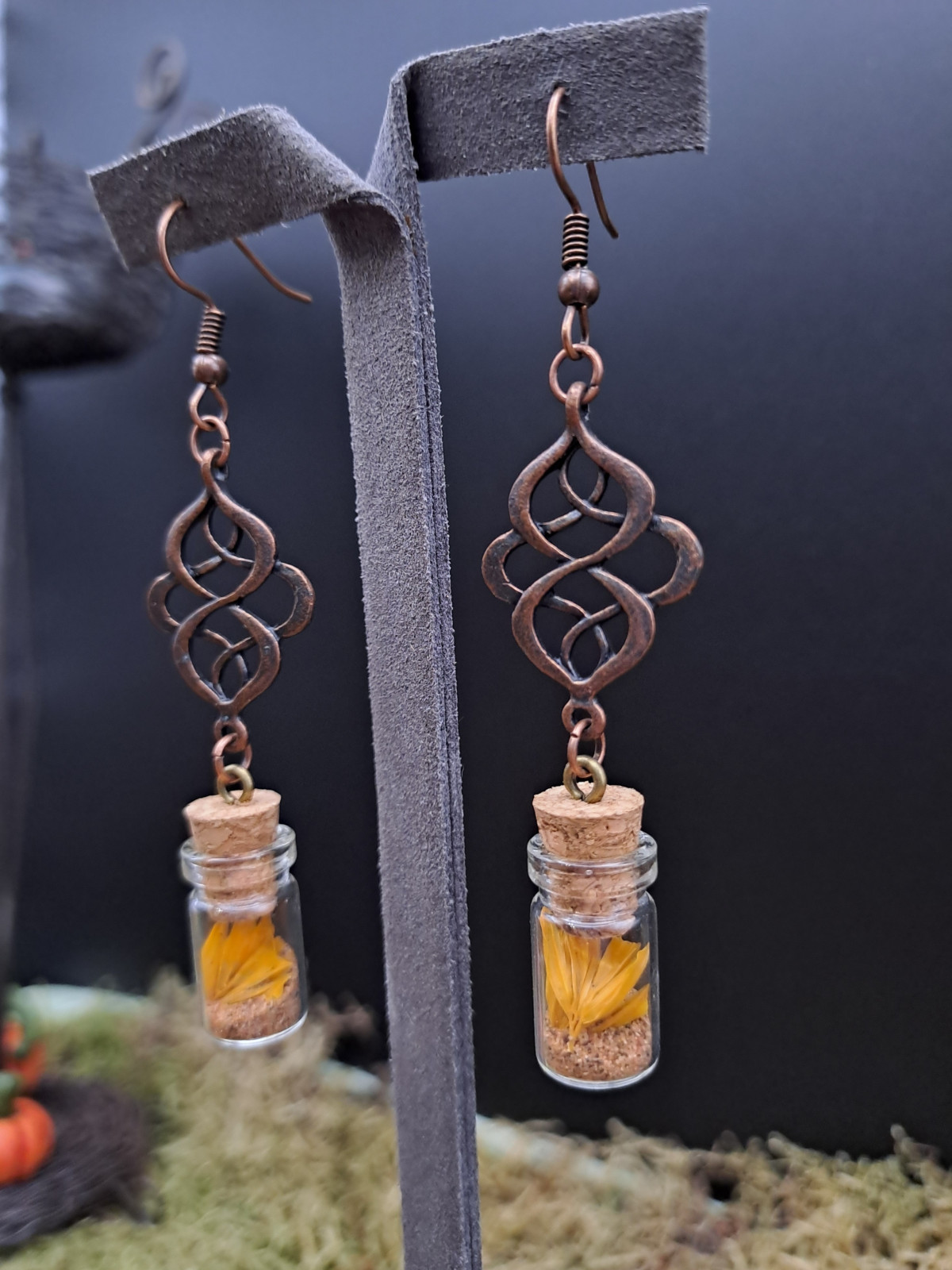 Collection Automne - Boucles d'oreilles L oranges