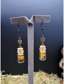 Collection Automne - Boucles d'oreilles L noires 