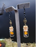 Collection Automne - Boucles d'oreilles L noires 