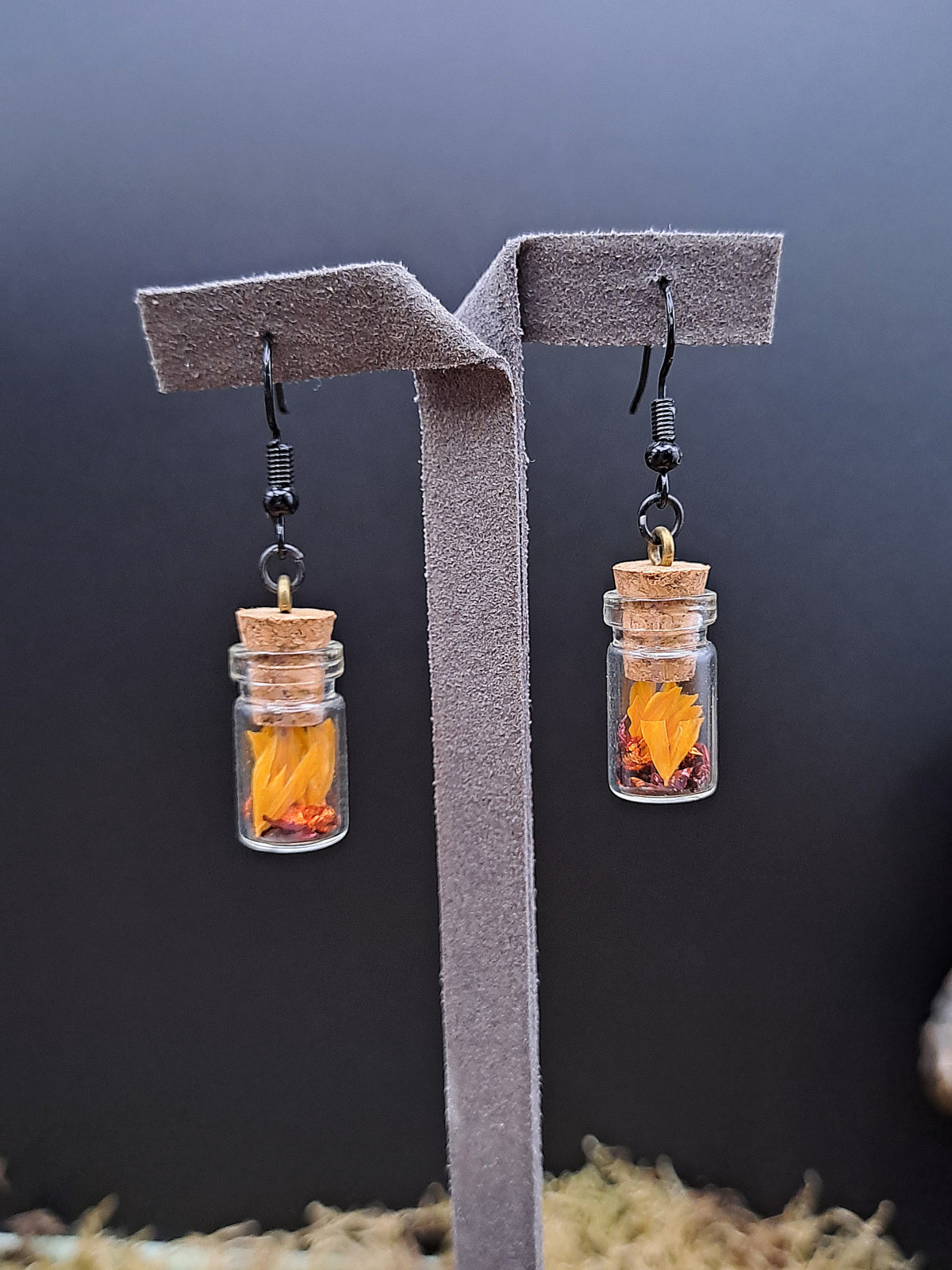 Collection Automne - Boucles d'oreilles Flammes 