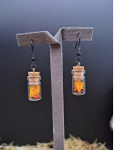 Collection Automne - Boucles d'oreilles Flammes 