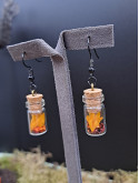 Collection Automne - Boucles d'oreilles Flammes 