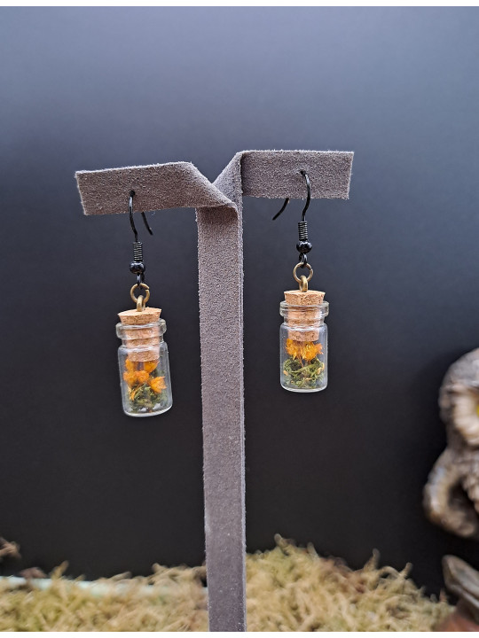 Collection Automne - Boucles d'oreilles S oranges 