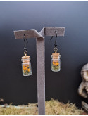 Collection Automne - Boucles d'oreilles S oranges 