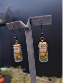 Collection Automne - Boucles d'oreilles S oranges 