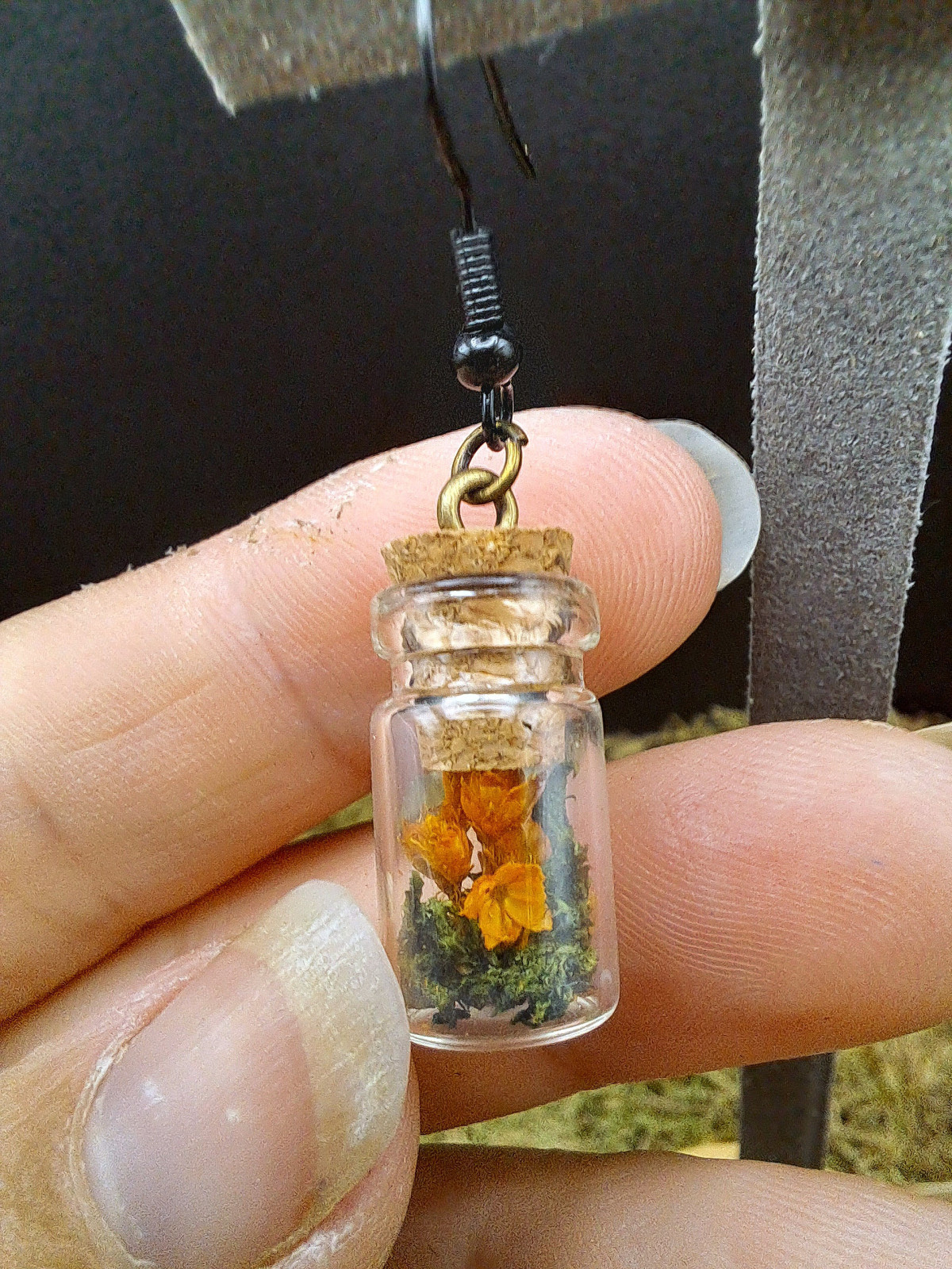 Collection Automne - Boucles d'oreilles S oranges 
