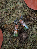 Collection Automne - Boucles pour oreilles non percées XL oranges