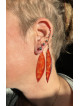 Boucles d’oreilles Feuilles d’automne