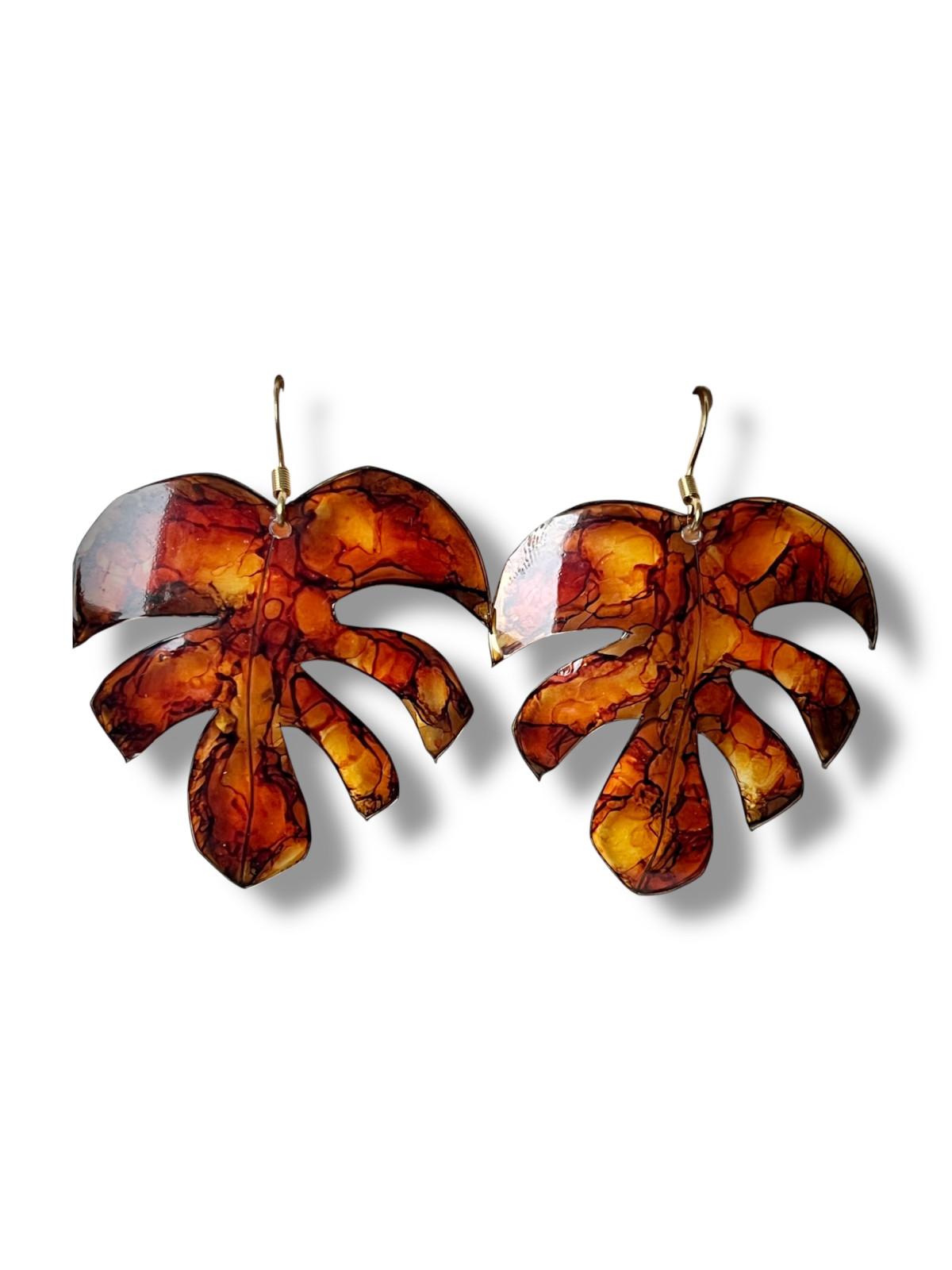 Boucles d’oreilles Monstera 