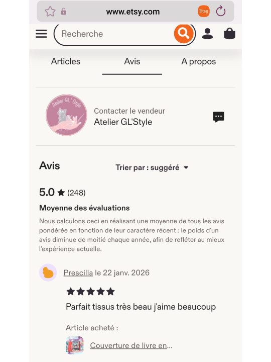 Housse de livre de poche en velours côtelé