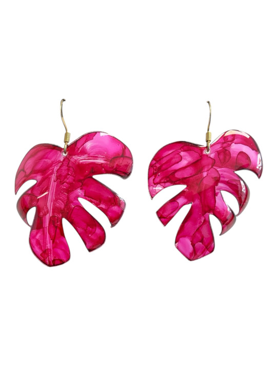 Boucles d’oreilles Monstera 