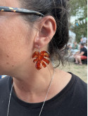 Boucles d’oreilles Monstera 