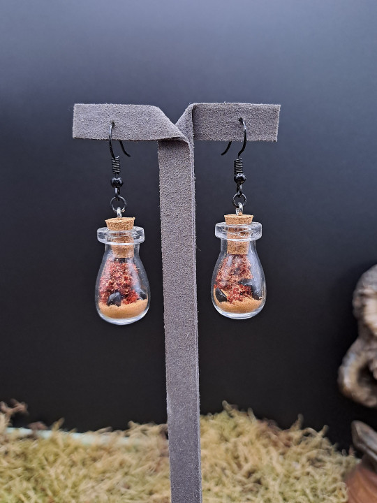Collection Automne - Boucles d'oreilles XL rouges