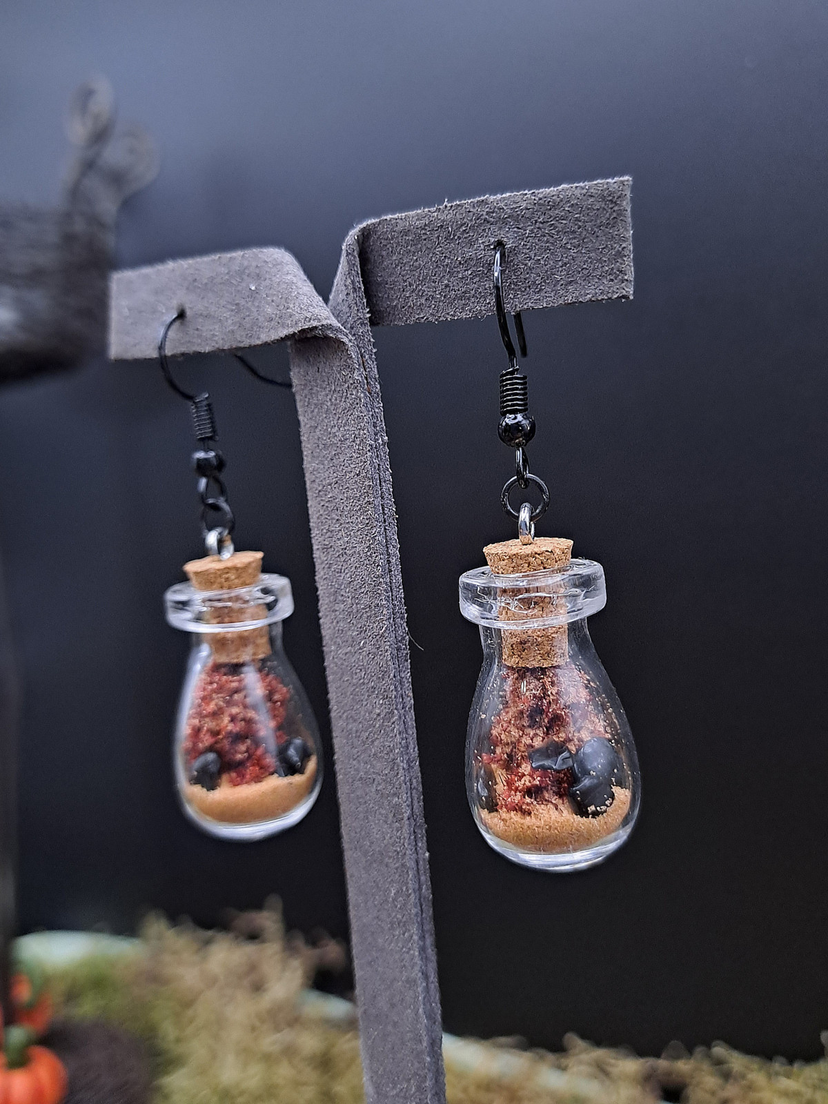 Collection Automne - Boucles d'oreilles XL rouges