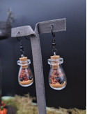 Collection Automne - Boucles d'oreilles XL rouges