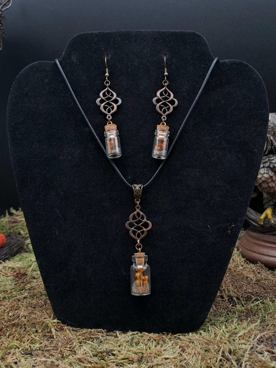 Collection Automne - Parure Orange