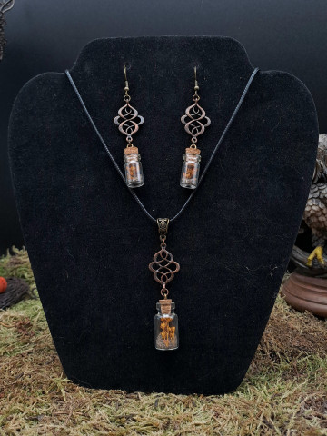 Collection Automne - Parure Orange
