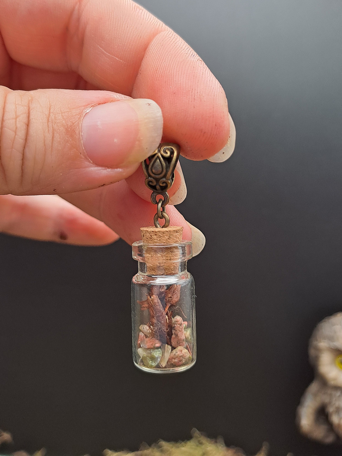 Collection Automne - Pendentif Cornaline 