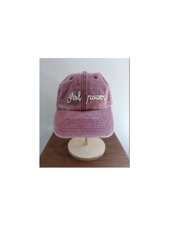 Casquette Girl Power brodée à la main | Roombacho