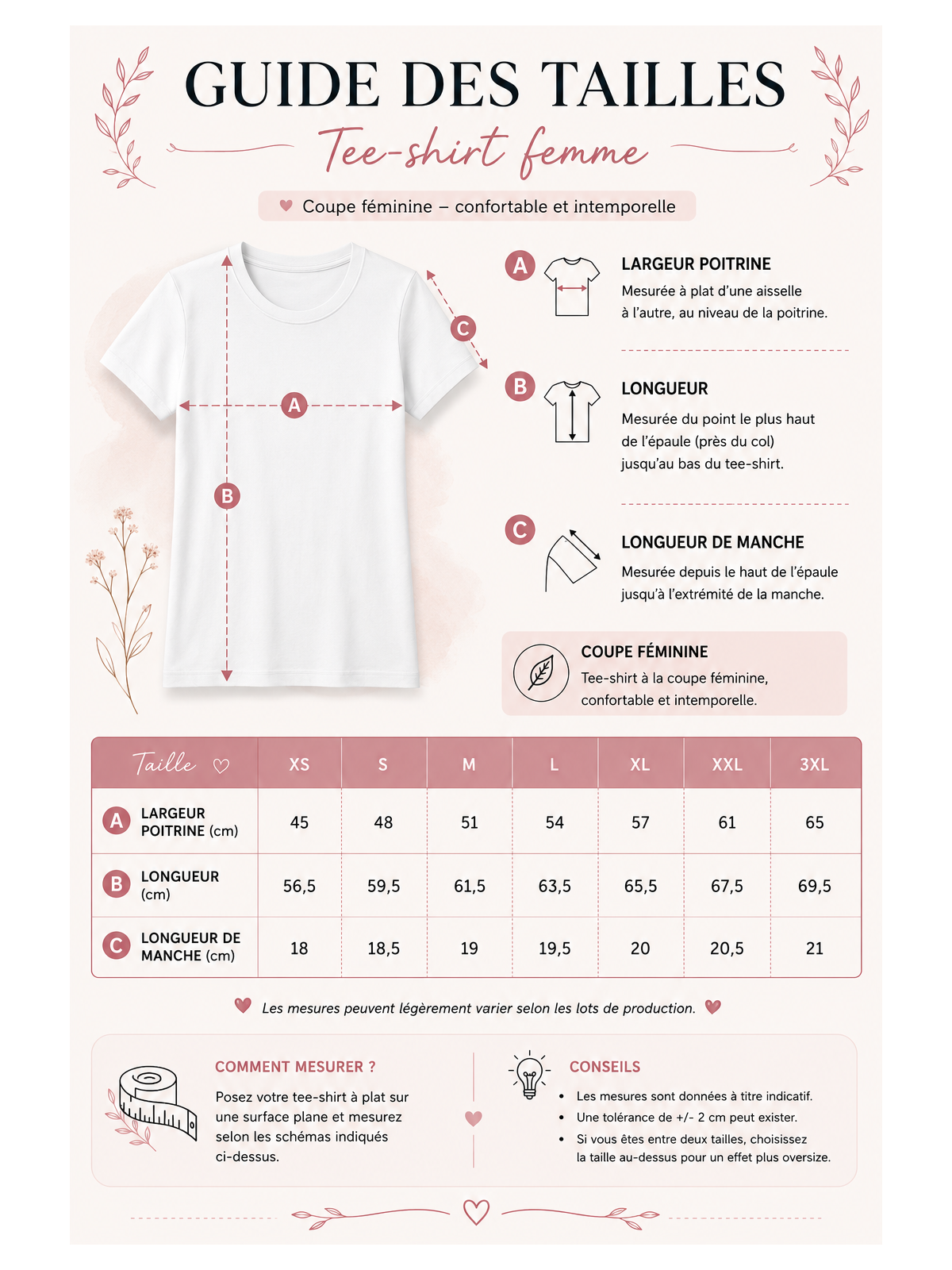 Tee shirt blanc Méno Power brodé à la main 