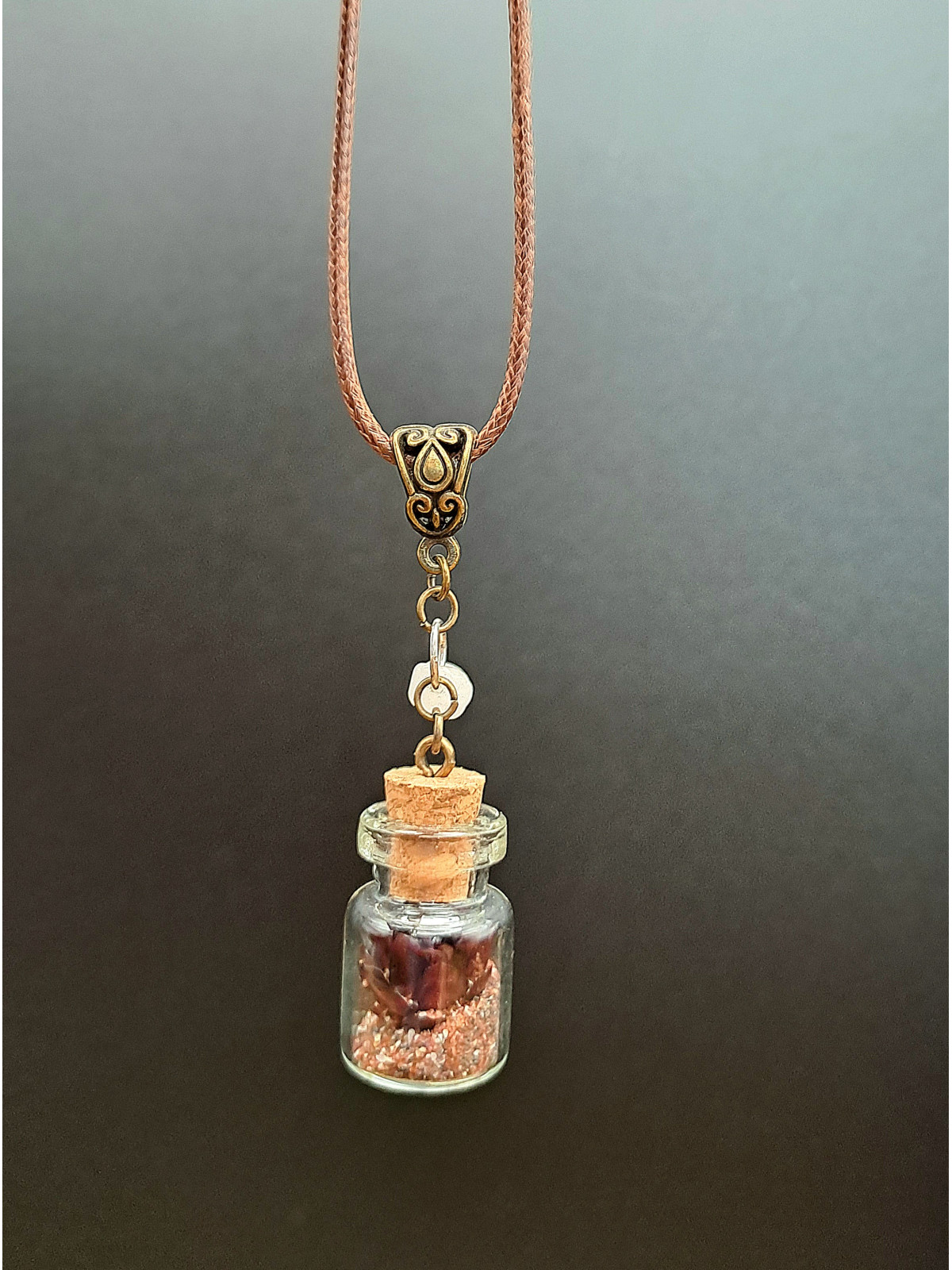 Collection Automne - Collier L rouge