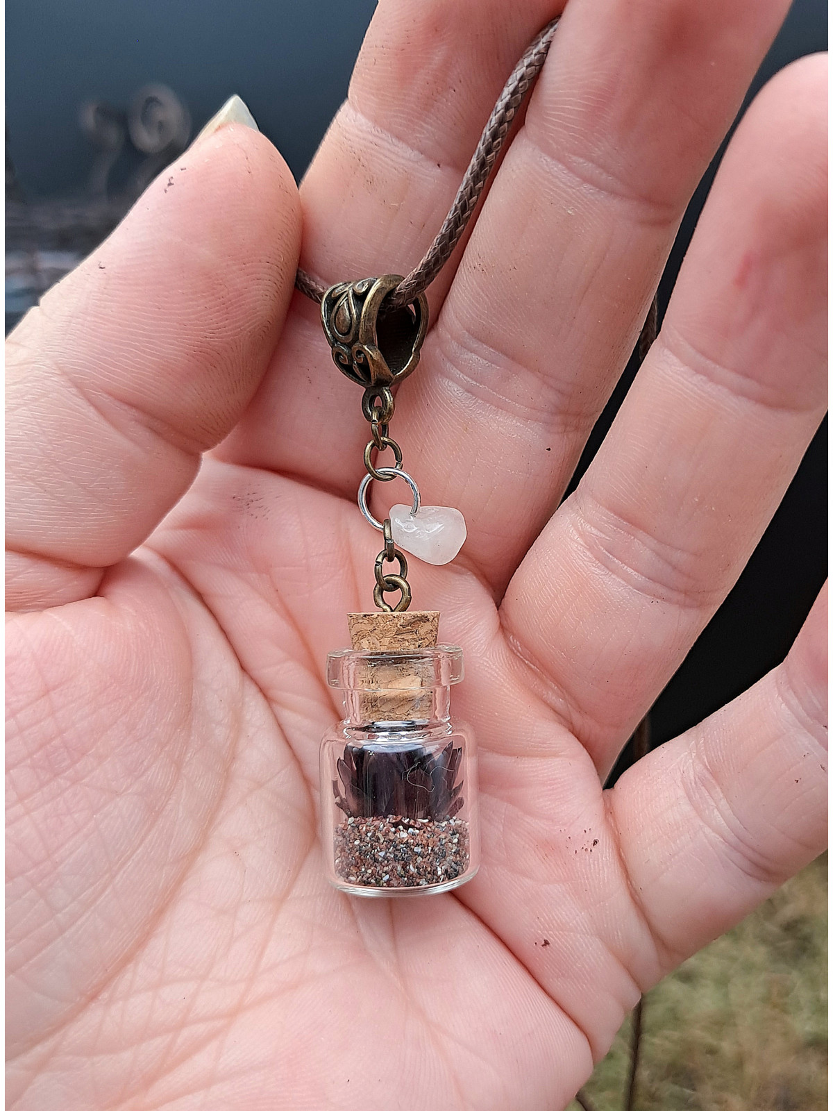 Collection Automne - Collier L rouge