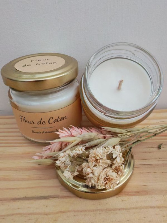 Bougie Végétale Fleur de Coton 72gr
