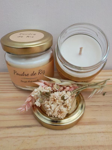 Bougie Végétale Poudre de Riz 72gr