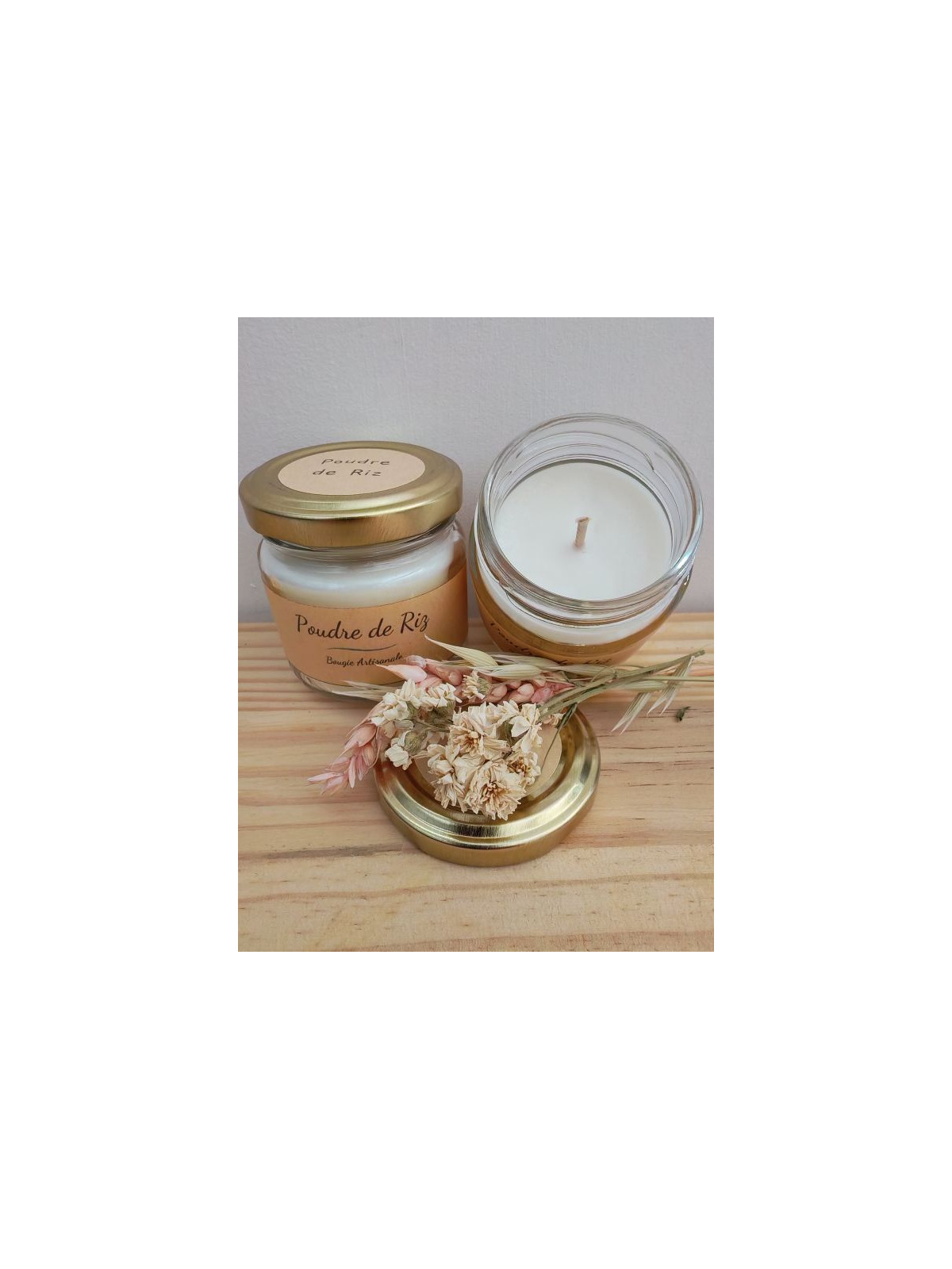 Bougie Végétale Poudre de Riz 72gr