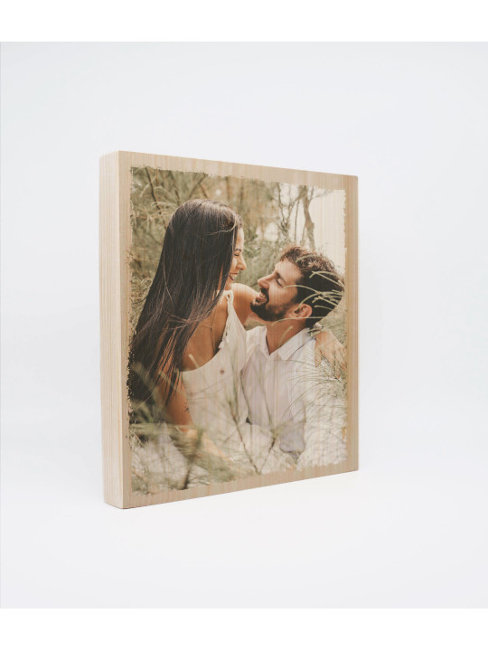 Photo sur bois personnalisée 15x20cm
