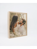 Photo sur bois personnalisée 15x20cm