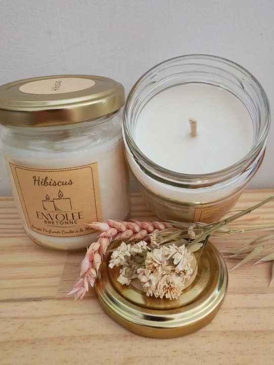 Bougie Végétale Hibiscus 160gr