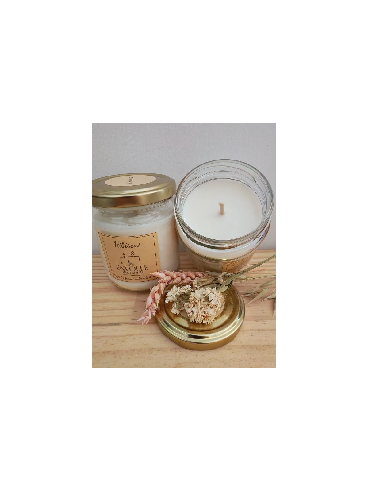 Bougie Végétale Hibiscus 160gr