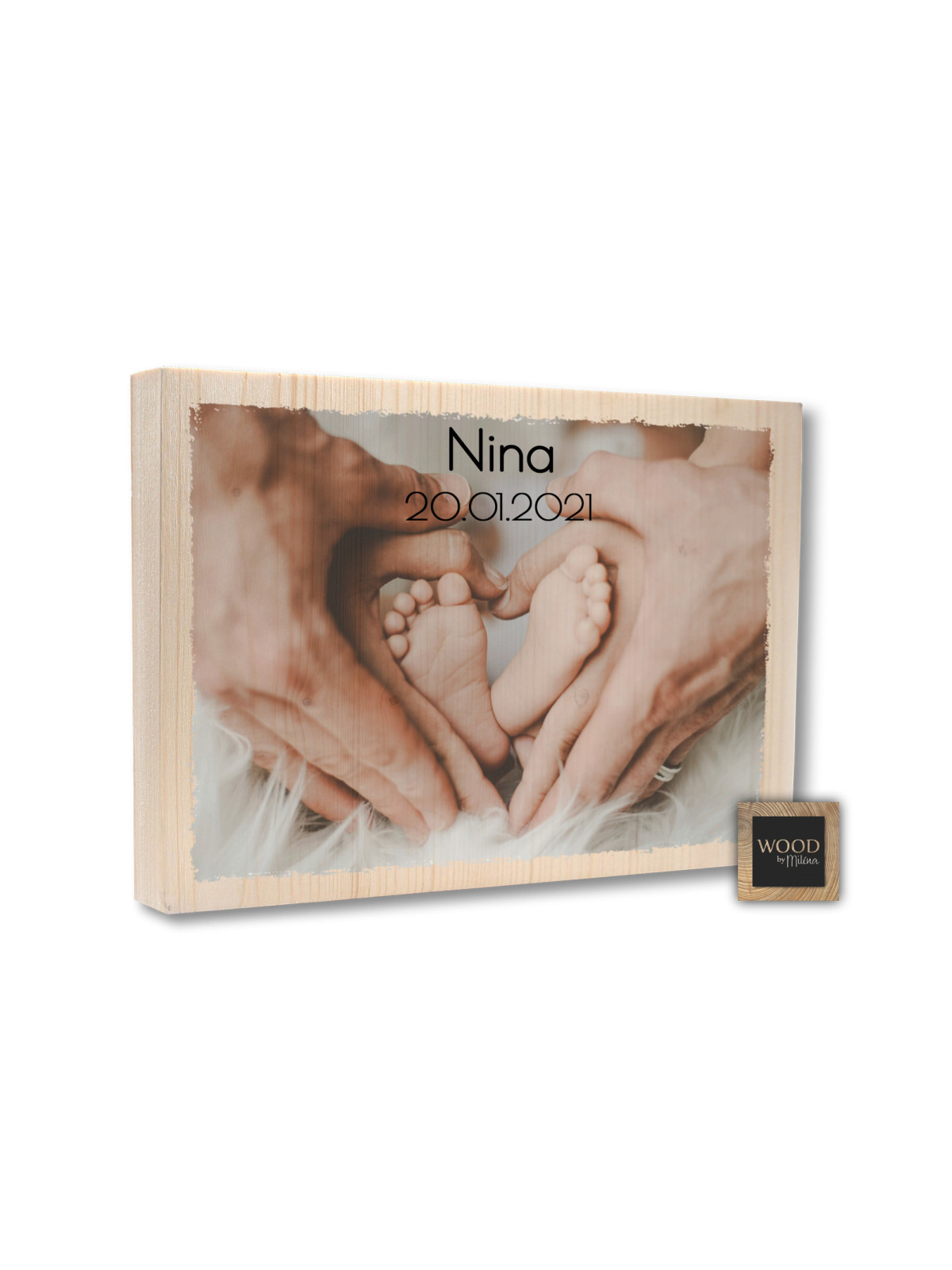 Photo sur bois personnalisée 20x30cm
