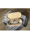 ÉDITION LIMITÉE - Boîtier à lunettes photo - Impression sur bois personnalisée