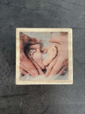 Cube photo sur bois personnalisée