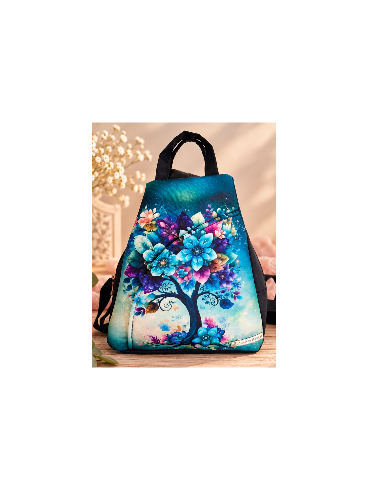 Sac à dos arbre de vie polyester déperlant