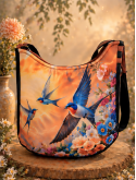 Sac Bandoulière " vol printannier"